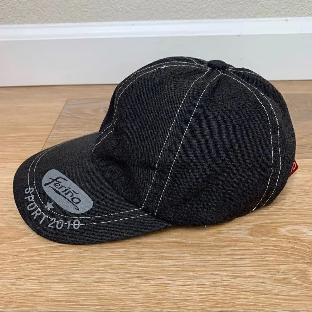 Ferino Sport 2010 Vintage Baby Boy Size 2T Black Hat Cap - Picture 5 of 12